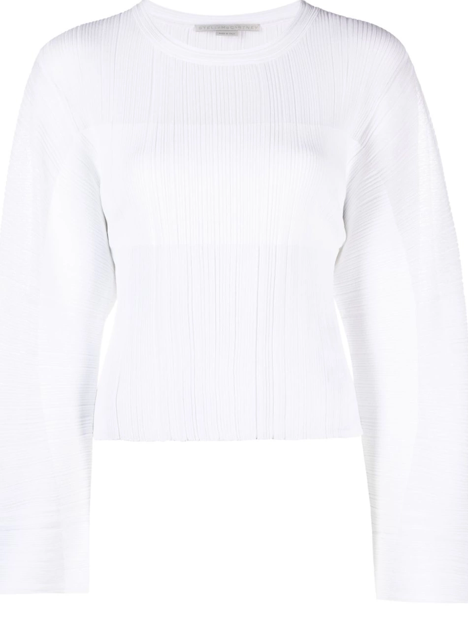 Affordable semi-sheer McCartney top Stella plisse Women 0418